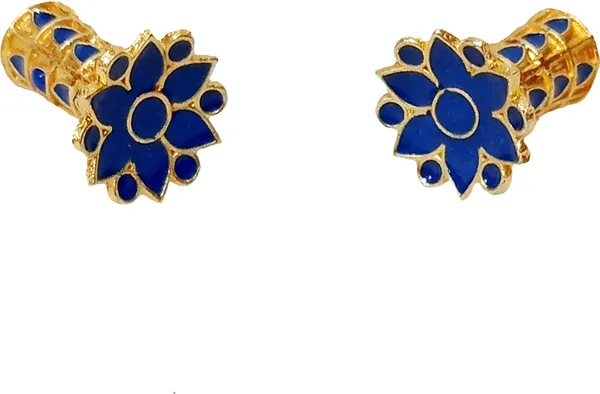 Assamese_Traditional_Thuria_Copper_Stud_Earring_For_Girls_&_Women